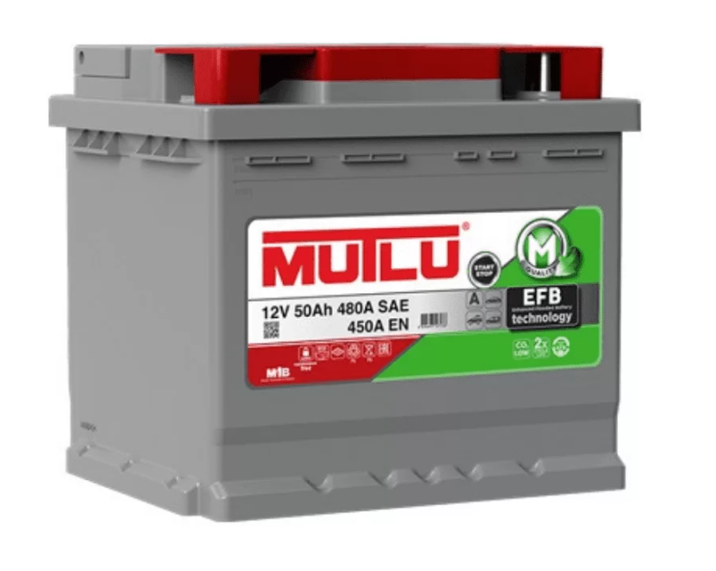 12V 50Ah EFB Start&Start Stop Mutlu akü - Eski Akü depozitoludur, bu fiyatlar aynı amperde eski akü verilmesi dahilinde geçerlidir. Fiyatlarımıza KDV dahildir.